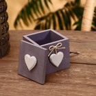 Шкатулка «С любовью», 8.5×8.5×8 см, МДФ - Фото 3