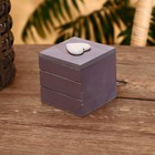Шкатулка «С любовью», 8.5×8.5×8 см, МДФ - Фото 4