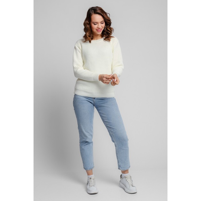 Джемпер женский, размер 54-56, цвет молочный 58680