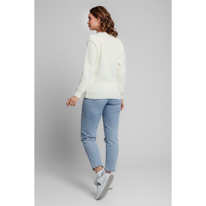 Джемпер женский, размер 54-56, цвет молочный 58680