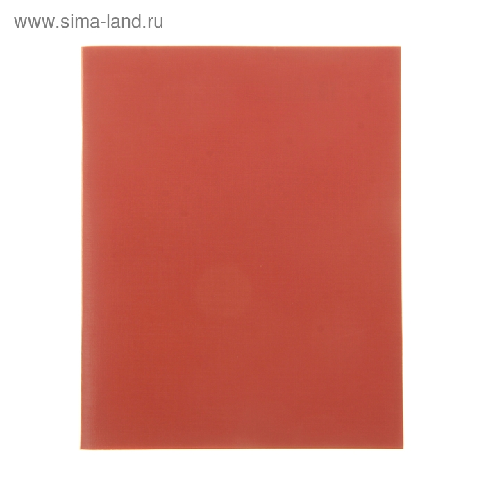 Тетрадь 96 листов клетка "Красная", полимерная обложка - Фото 1