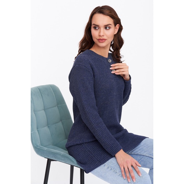 Джемпер женский, размер 48, цвет джинс 58681