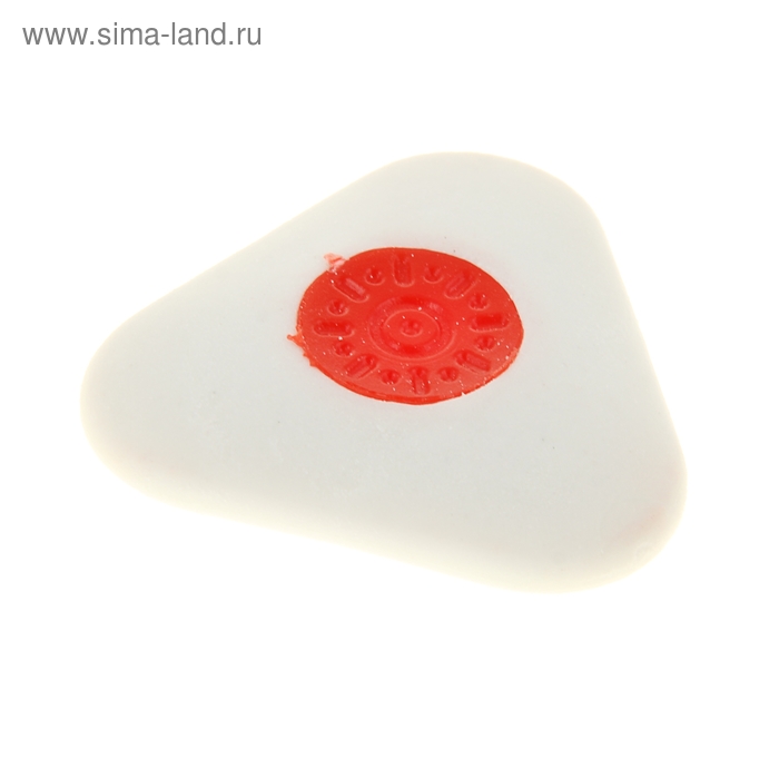 Ластик Mega soft треугольный малый, пластиковый держатель - Фото 1