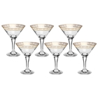 Набор бокалов для мартини «Bistro. Золотой узор», 170 мл, 6 шт, МИКС - Фото 1