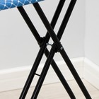 Доска гладильная NIKA SPORT, рабочая поверхность 122×42 см, с колёсиками, регулируемая высота до 90 см - Фото 3