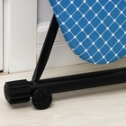 Доска гладильная NIKA SPORT, рабочая поверхность 122×42 см, с колёсиками, регулируемая высота до 90 см - Фото 7