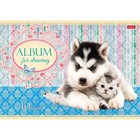 Альбом для рисования А4, 40 листов, на скрепке, «Маленькие друзья», обложка мелованный картон, блок 100 г/м², МИКС - Фото 3