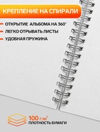 Альбом для рисования Hatber «Милые котята» А4, 24 листа, на гребне, перфорация углов, плотность листов 100 г/м², обложка из мелованного картона, МИК... - Фото 2