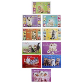 Альбом для рисования Hatber «Милые котята» А4, 24 листа, на гребне, перфорация углов, плотность листов 100 г/м², обложка из мелованного картона, МИК... 972467