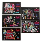 Альбом для рисования А4, 20 листов на скрепке "Школа Монстров" (Monster High), обложка мелованный картон, блёстки, блок 100 г/м2, МИКС - Фото 1