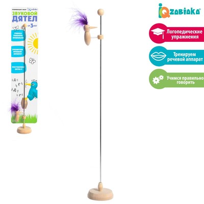 Развивающий набор IQ-ZABIAKA «Звуковой дятел», МИКС