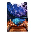 Пазл фигурный «Вечерний пейзаж» светящийся, 136 деталей - Фото 5