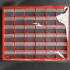 Бокс для хранения с выдвигающимися ячейками, 40 × 33 см, цвет оранжевый - Фото 5