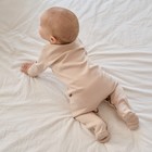 Комбинезон детский MINAKU, цвет бежевый, рост 62-68 см - Фото 4