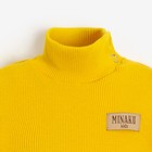 Боди-водолазка детская MINAKU, цвет жёлтый, рост 62-68 см - Фото 5