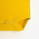 Боди-водолазка детская MINAKU, цвет жёлтый, рост 62-68 см - Фото 7