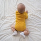 Боди-водолазка детская MINAKU, цвет жёлтый, рост 62-68 см - Фото 3
