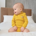 Боди-водолазка детская MINAKU, цвет жёлтый, рост 80-86 см - Фото 2