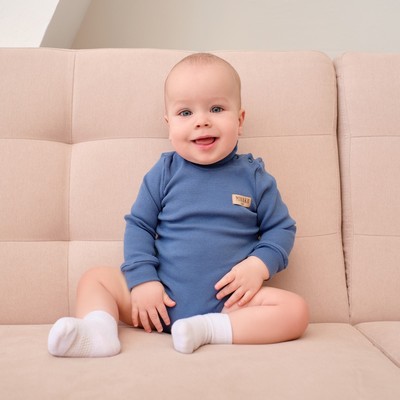 Боди-водолазка детская MINAKU, синее, рост 74-80 см