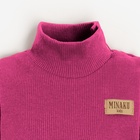 Боди-водолазка детская MINAKU, малиновое, рост 74-80 см 7994805