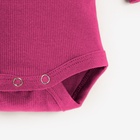 Боди-водолазка детская MINAKU, малиновое, рост 74-80 см 7994805