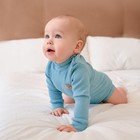 Боди-водолазка детская MINAKU, цвет бирюзовый, рост 62-68 см - Фото 5