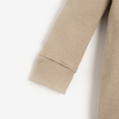 Боди-водолазка детская MINAKU, серо-бежевое, рост 68-74 см