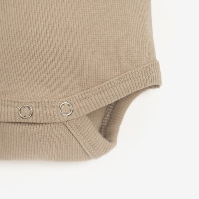 Боди-водолазка детская MINAKU, серо-бежевое, рост 68-74 см