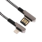 Кабель Blast BMC-219, Lightning - USB, нейлоновая оплетка, L-образный, 1.2 м, черный 9399755 - фото 10126333