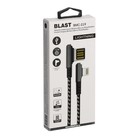 Кабель Blast BMC-219, Lightning - USB, нейлоновая оплетка, L-образный, 1.2 м, черный - фото 51458367 Кабель Blast BMC-219, Lightning - USB, нейлоновая оплетка, L-образный, 1.2 м, черный - фото 51458367