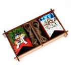 Набор «Новогодние флажки», 12 деталей - Фото 3