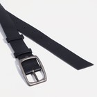 Ремень женский, ширина 3,5 см, винт, пряжка металл, цвет чёрный - фото 38947759