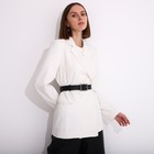 Ремень женский, ширина 3,5 см, винт, пряжка металл, цвет чёрный - фото 38947760