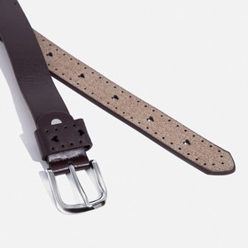 

Ремень детский, ширина 3 см, винт, пряжка металл, цвет коричневый