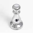 Сувенир керамика "Шахматная фигура. Пешка" серебро 16х7,5х7,5 см - фото 6758156