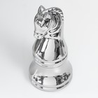 Сувенир керамика "Шахматная фигура. Конь" серебро 20,5х10х10 см - Фото 5