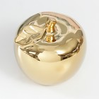 Фигурка керамика «Золотое яблоко с листочком», 9.5×10.5×9.5 см - Фото 5