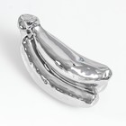 Фигурка керамика «Связка бананов», под серебро, 9×17×7.5 см - Фото 6