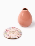 Ваза для цветов декоративная «Цветы» с подставкой, 8×7×6 см - Фото 4