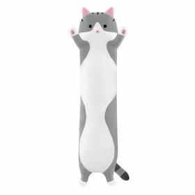 Мягкая игрушка "Кот Батон", цвет серый, 110 см 21306/110