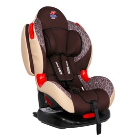 

Автокресло Kids Planet Atlas Isofix, группа I/II, соты, шоколадный
