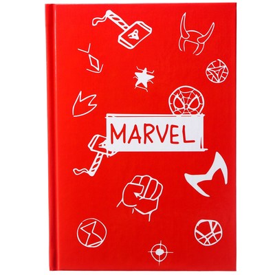 Ежедневник А5, 80 листов "Marvel",  Мстители