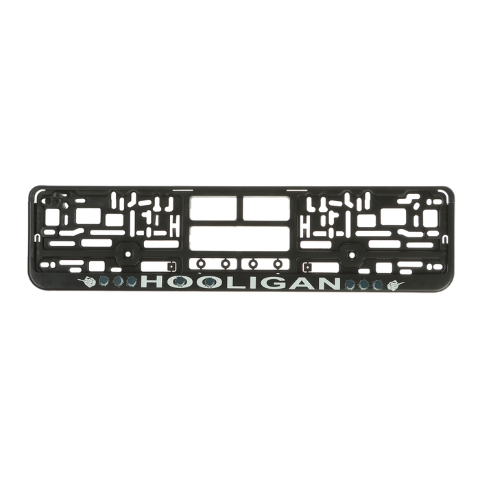 Рамка для автомобильного номера "HOOLIGAN" - Фото 1