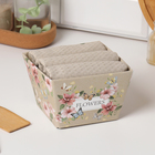 Набор полотенец «Этель» Flowers, 35×60 см - 3 шт., 100% хлопок - Фото 1