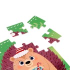 УЦЕНКА Адвент - календарь новогодний, детский, 12 окошек с подарками: 12 пазлов - Фото 5