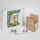 Роспись по дереву «Панда», органайзер для хранения канцелярии - фото 21920955