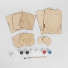 Роспись по дереву «Панда», органайзер для хранения канцелярии - фото 21920956