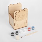 Роспись по дереву «Панда», органайзер для хранения канцелярии - фото 21920957