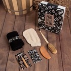 Набор подарочный «Этель» For real man, полотенце, щётка, расчёска - Фото 2