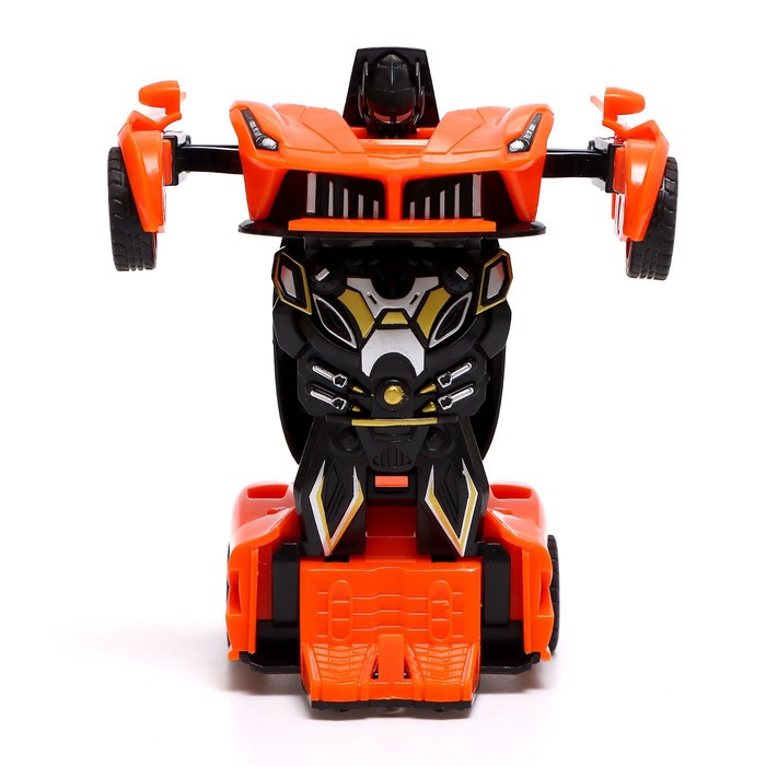 Робот инерционный «Спорткар», трансформируется при столкновении, цвета МИКС - фото 1882563676